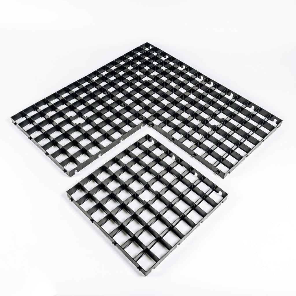 Benefits of using plastic grids for shed bases